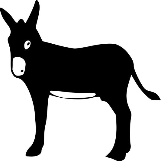 Pegatina vehiculo Burro Català