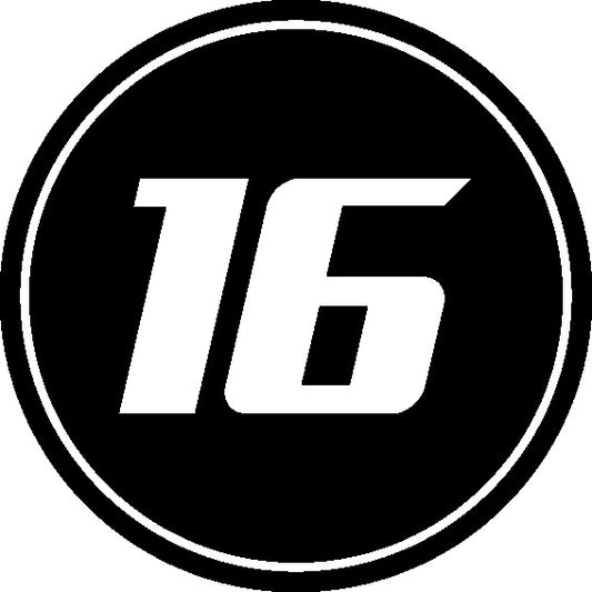 Pegatina vehículo Numero circulo (Personalizado)